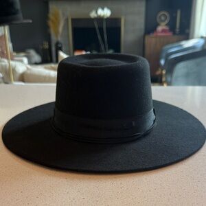 Classic Black Fedora Hat